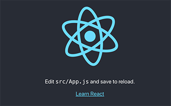 Create React App launch page