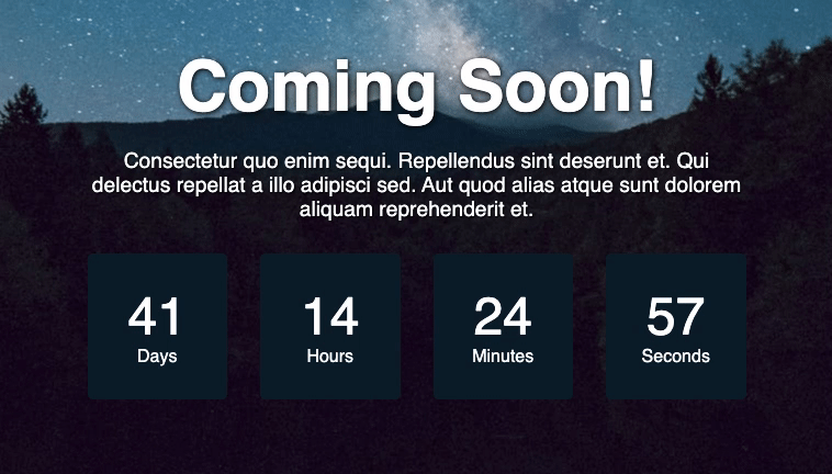 Javascript Countdown Timer