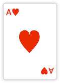 Random playing card CSS.