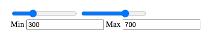 Range Slider Raw HTML